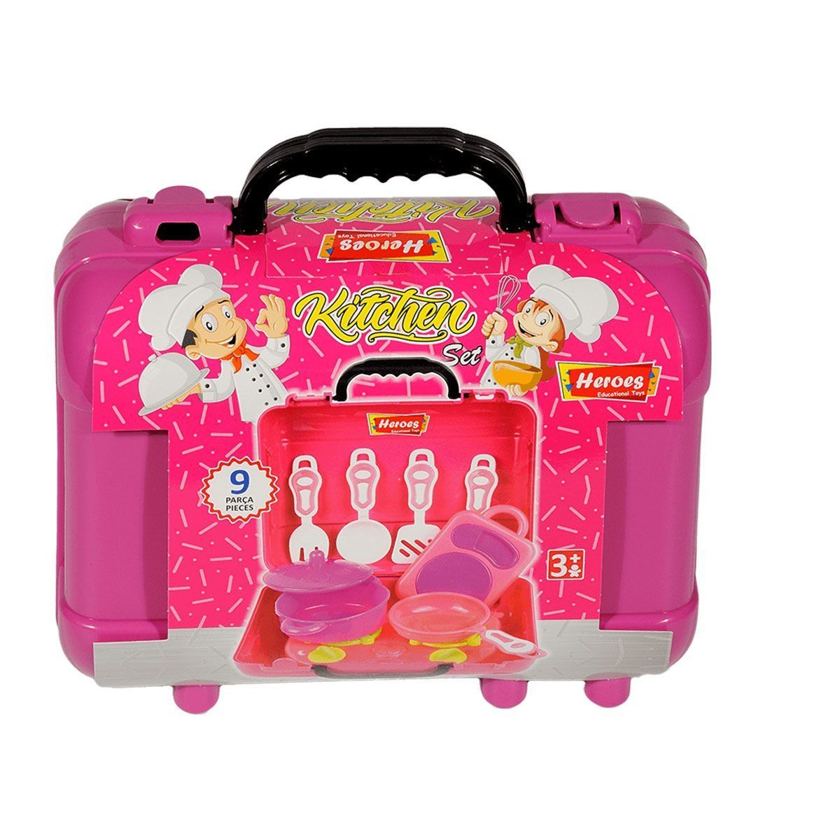 ERN-820 Heroes Toys Mutfak Seti - Stokta Olan Renk Gönderilir