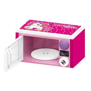 Dolu Unicorn Sesli Pembe Mikrodalga Fırın