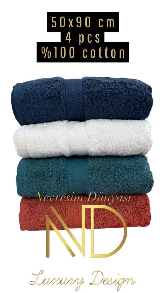 Nevresim Dünyası 50x100 4'lü Havlu Prime 1