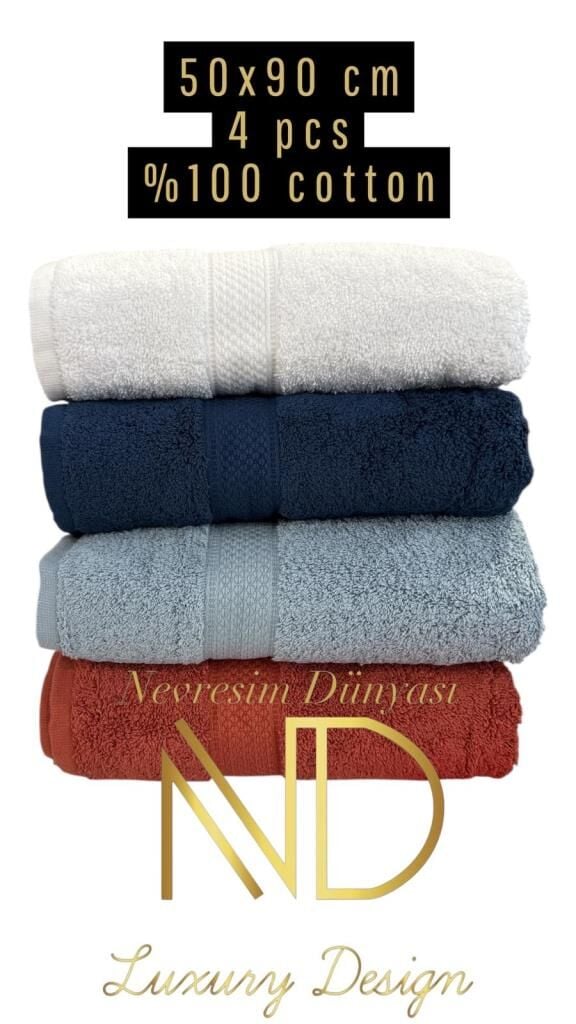 Nevresim Dünyası 50x100 4'lü Havlu Prime 2