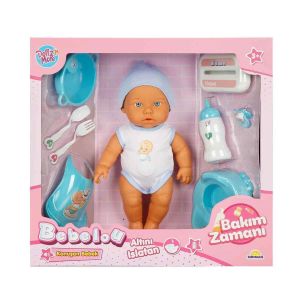 3823 Bebelou Bakım Zamanı Sesli Gülen Ağlayan Bebek 32 cm 