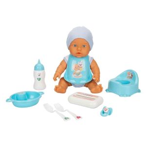 3823 Bebelou Bakım Zamanı Sesli Gülen Ağlayan Bebek 32 cm 