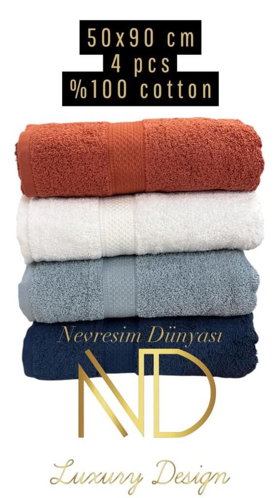 Nevresim Dünyası 50x100 4'lü Havlu Prime 3