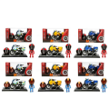 1:14 Sesli ve Işıklı BMW Die Cast Çek Bırak Motosiklet S01005833
