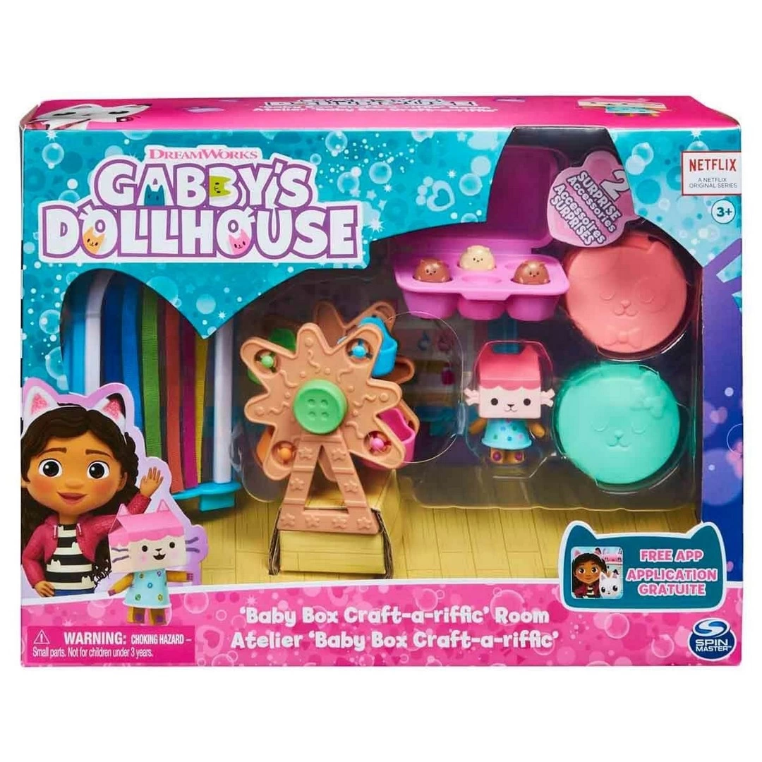 Gabby's Dollhouse Deluxe Oda Setleri - SPM-6069300 - Stokta Olan Model Gönderilir