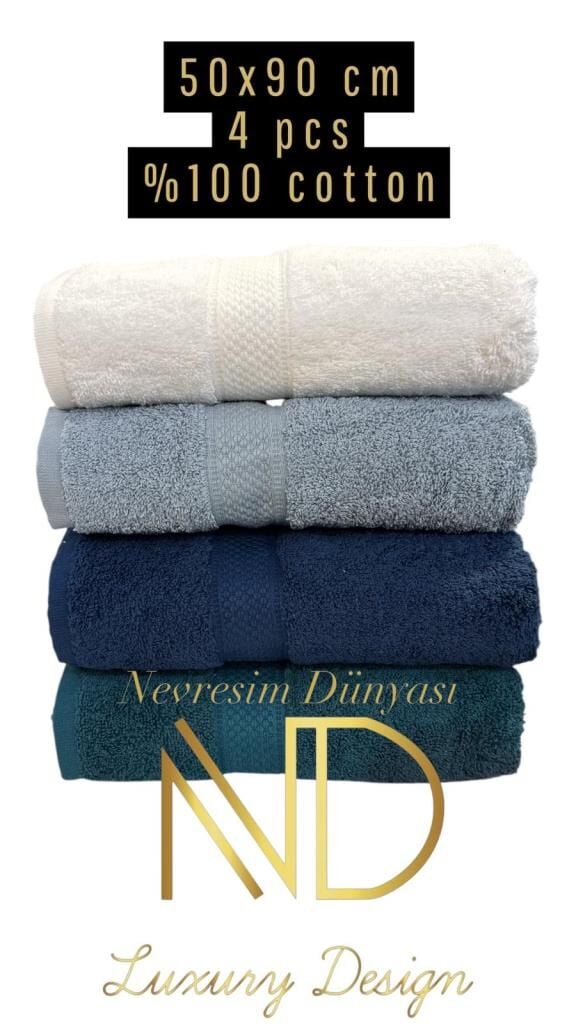 Nevresim Dünyası 50x100 4'lü Havlu Prime 4