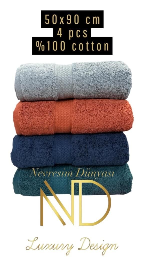 Nevresim Dünyası 50x100 4'lü Havlu Prime 5
