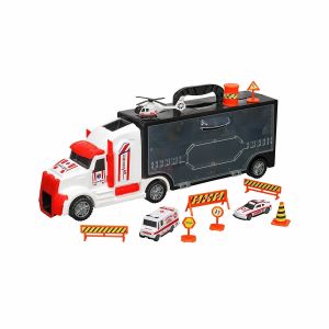 ERN-877 Heroes Toys Çantalı Ambulans Taşıyıcı Tır Seti - Eren Oyuncak