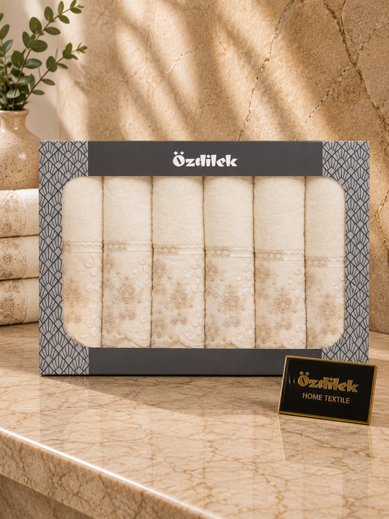 Özdilek Beyza 6Lı Kutulu Havlu