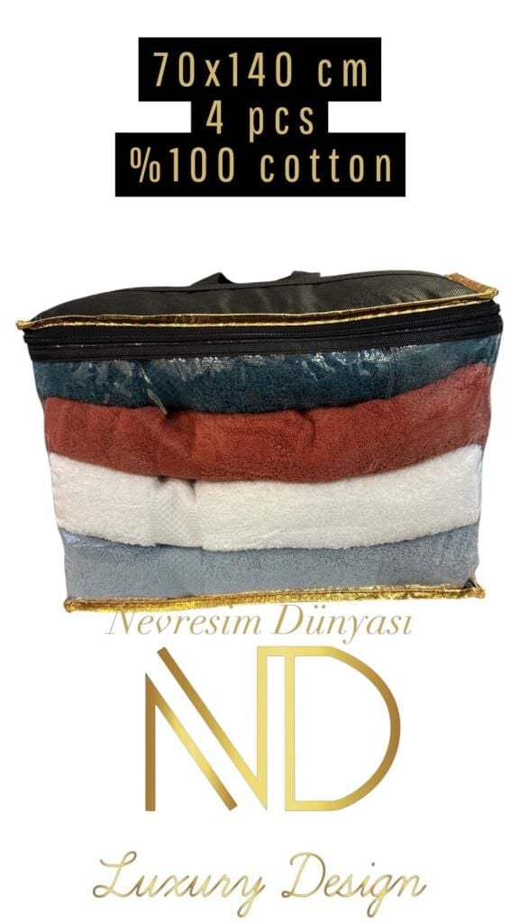 Nevresim Dünyası 70x140 4'lü Havlu Prime 3