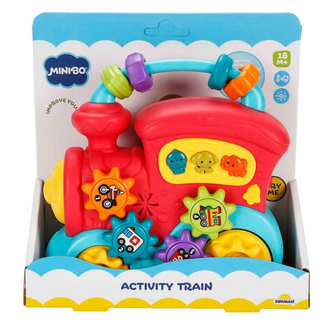 Minibo Sesli ve Işıklı Sevimli Aktivite Treni S01005223