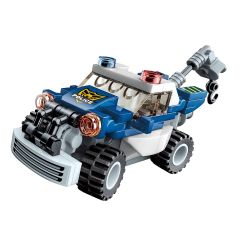 KP-41104 Keepley Polis Araçları Blok Seti -Vagon life