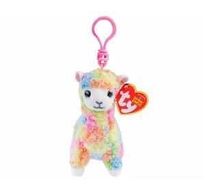 Ty Beanie Boos Peluş Renkli Lama Anahtarlık Lola