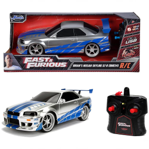 1:16 Fast & Furious Kumandalı Brian's Nissan Skyline GT-R Turbo Araba