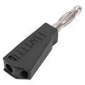 Powermaster IC-238D 4mm Banana Jack Üçgen Konnektör Siyah