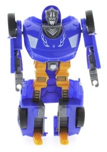 Araca Dönüşen Mavi Güçlü Robot