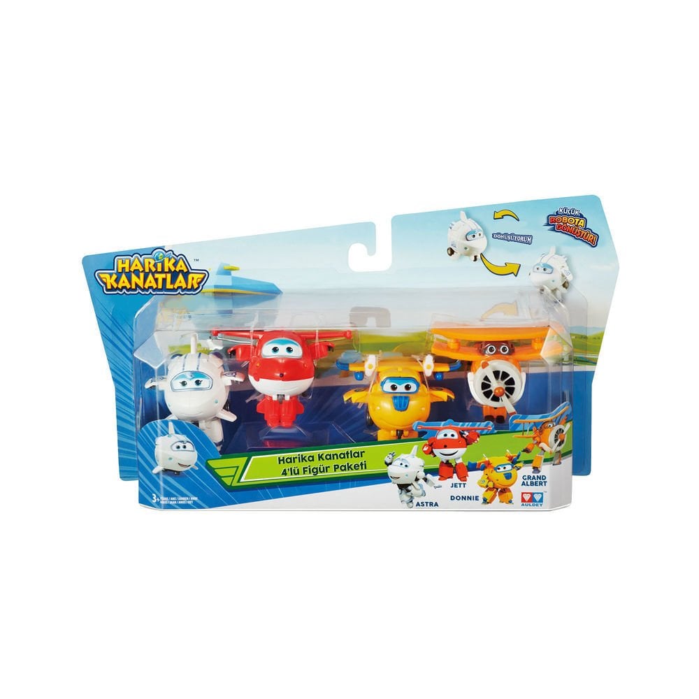 Harika Kanatlar 4´lü Mini Figür Seti (Astra, Jett, Donnie, Grand Albert)
