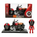 5835 SUN-MYG-MOTOSİKLET 1 14 HONDA MONKEY KASKLI FİGÜR PB 3R SES IŞIK - Stokta Olan Renk Gönderilir