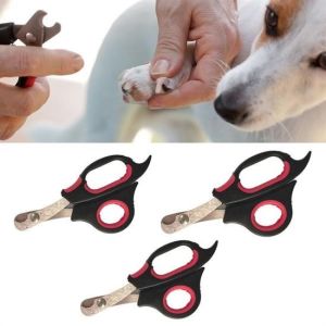 Büyük Irk Köpek Kedi Çelik Uçlu Evcil Hayvan Tırnak Makası Pati Bakım Aleti Ergonomik Kaymaz