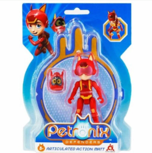 Petronix Hayvan Savunucuları Sırt Çantalı Hareketli Mini Figür Matt