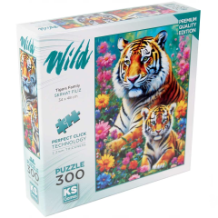 KS Games Tigers Family Puzzle 300 Parça
