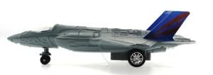 Çek Bırak Metal F-35 Benzeri Gri Savaş Uçağı Sesli Işıklı