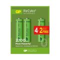 GP 2700 mA Şarjlı Kalem Pil 6'lı Paket