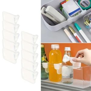 10\'luŞeffaf Buzdolabı Yan Kapı Düzenleyici Buzdolabı Dolap İçi Bölümleyici Aparatlar