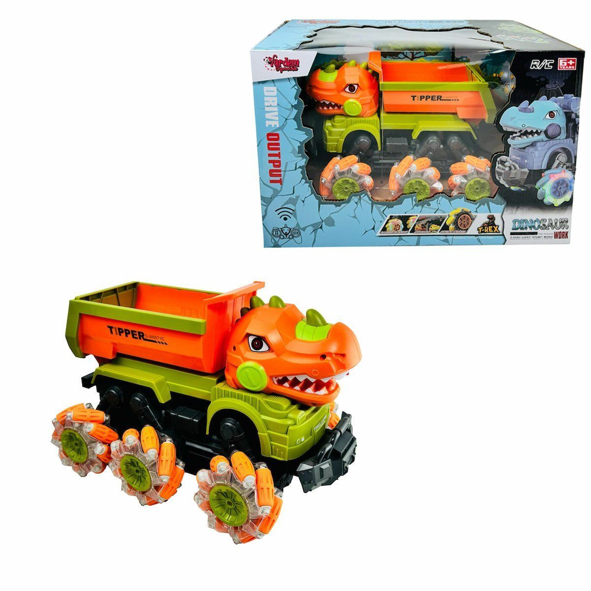 YJ-078-4 Kumandalı Sesli ve Işıklı Dinazor 