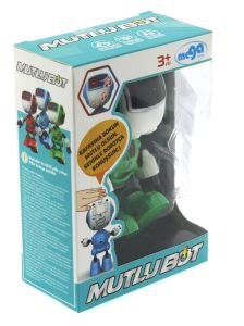 Dekoratif Sesli Işıklı Mini Sevimli Yeşil Robot
