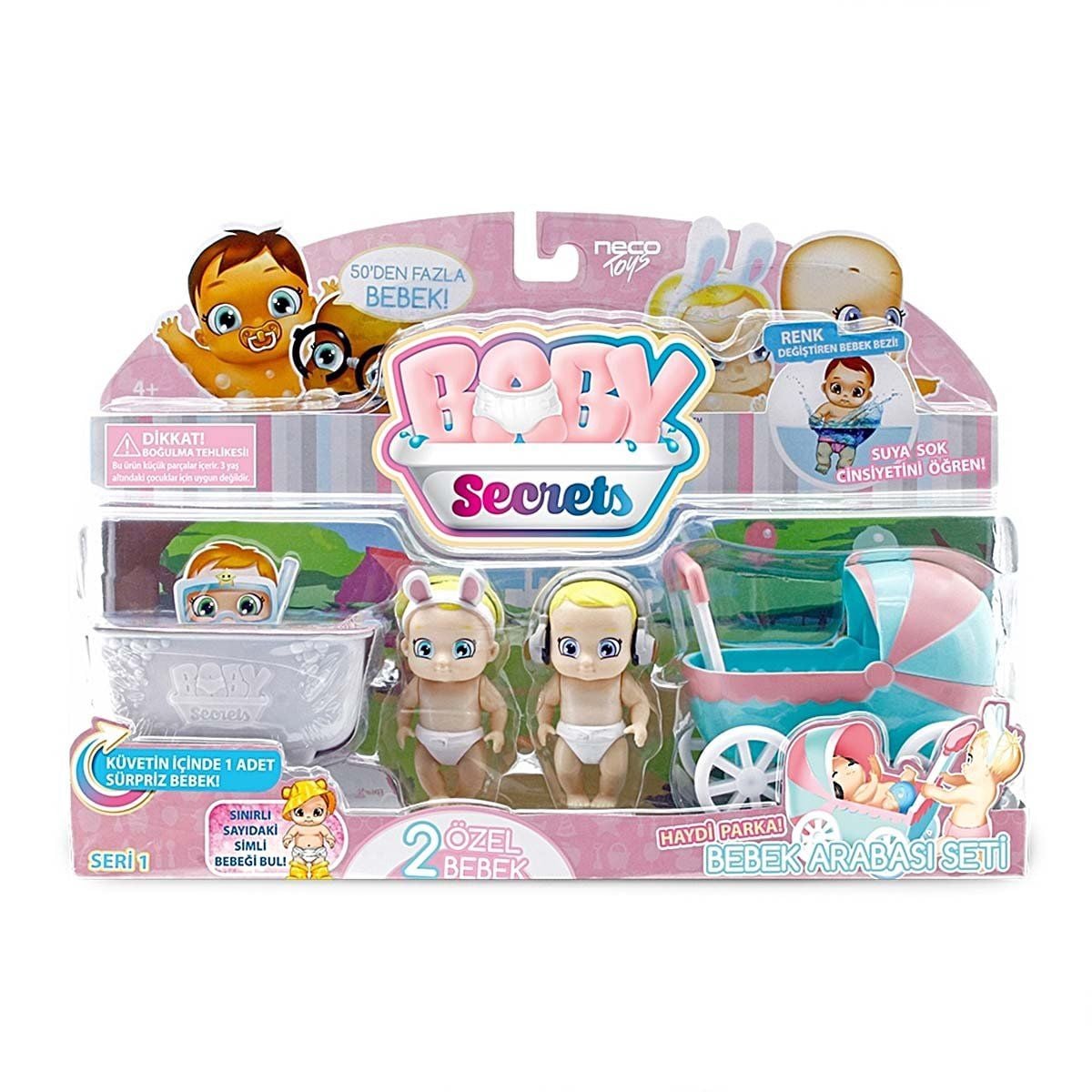 Baby Secrets Sürpriz Figür ve Bebek Arabası Seti BABY/76923