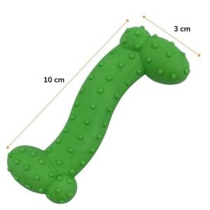 Tiny Kemik Oyuncağı Tırtıklı Yüzey Küçük Kemik Plastik Köpek Oyuncağı - 1 Adet Stokta Olan Gönderilir
