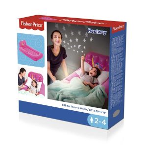 Bestway Fisher Price Pembe Çocuk Yatağı - BW93548
