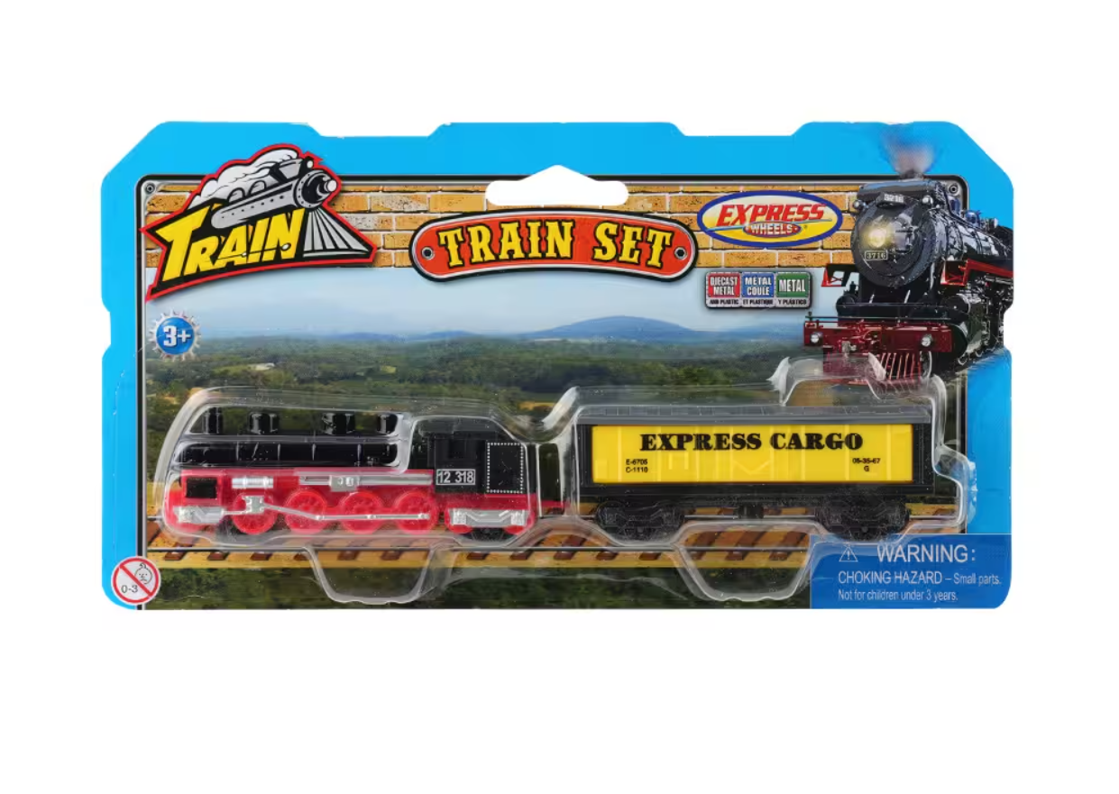 Express Wheels Die Cast Metal Kargo Treni