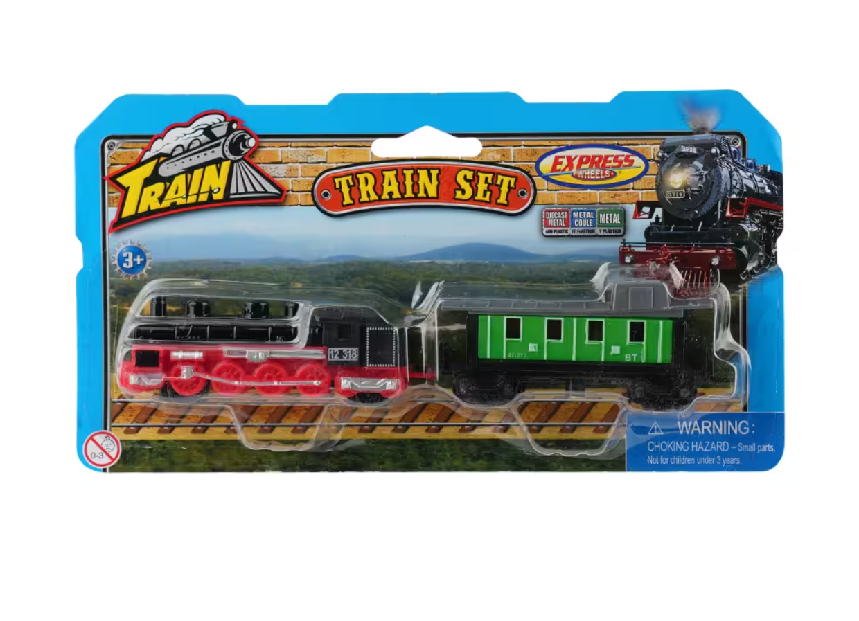 Express Wheels Die Cast Metal Vagonlu Tren