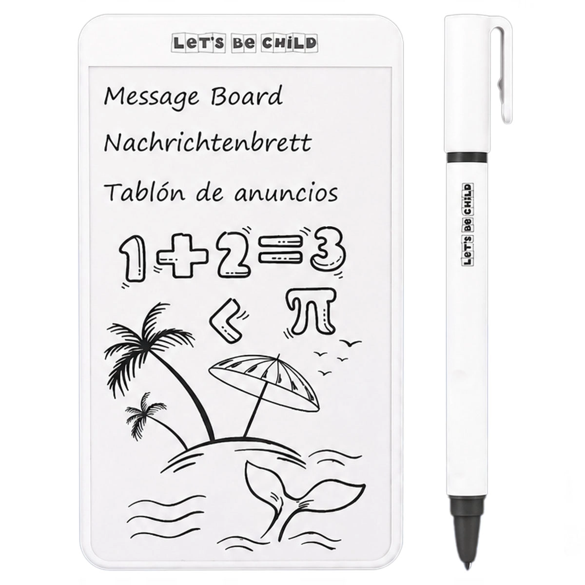 LC Manyetik Mini Sihirli Yazı Tahtası 5,5'' - 14 cm