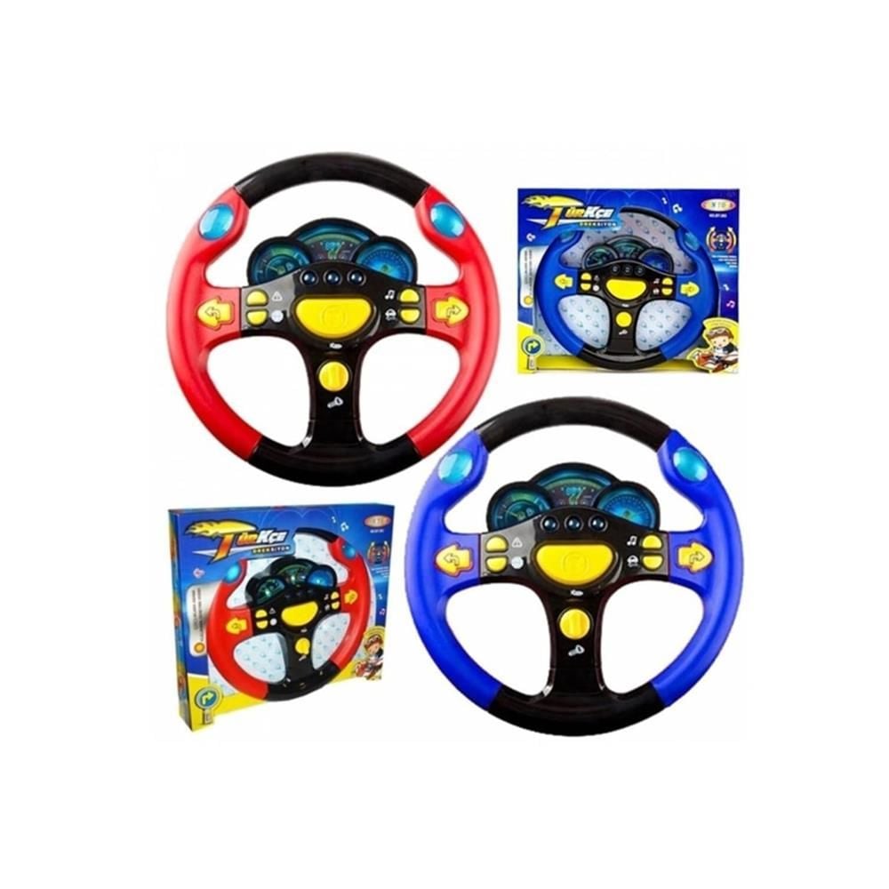 Türkçe Kutulu Sesli Oyuncak Direksiyon - 1 Adet Stokta Olan Gönderilir