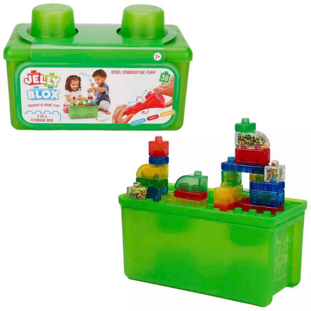 2in1 Jelly Blox Saklama Kutulu Blok Seti 30 Parça - S00031693