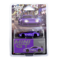 Mini GT 1/64 Toyota Supra (A80) Top Secret GT-300 Top Secret Purple Blister Paket