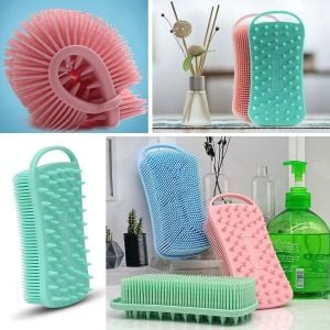Kendiliğinden Askılı Peeling ve Masaj Etkili Silikon Banyo Vücut Fırçası - 1 Adet