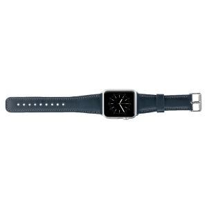Apple Watch Uyumlu Deri Kordon 38-40-41mm SNB Lacivert