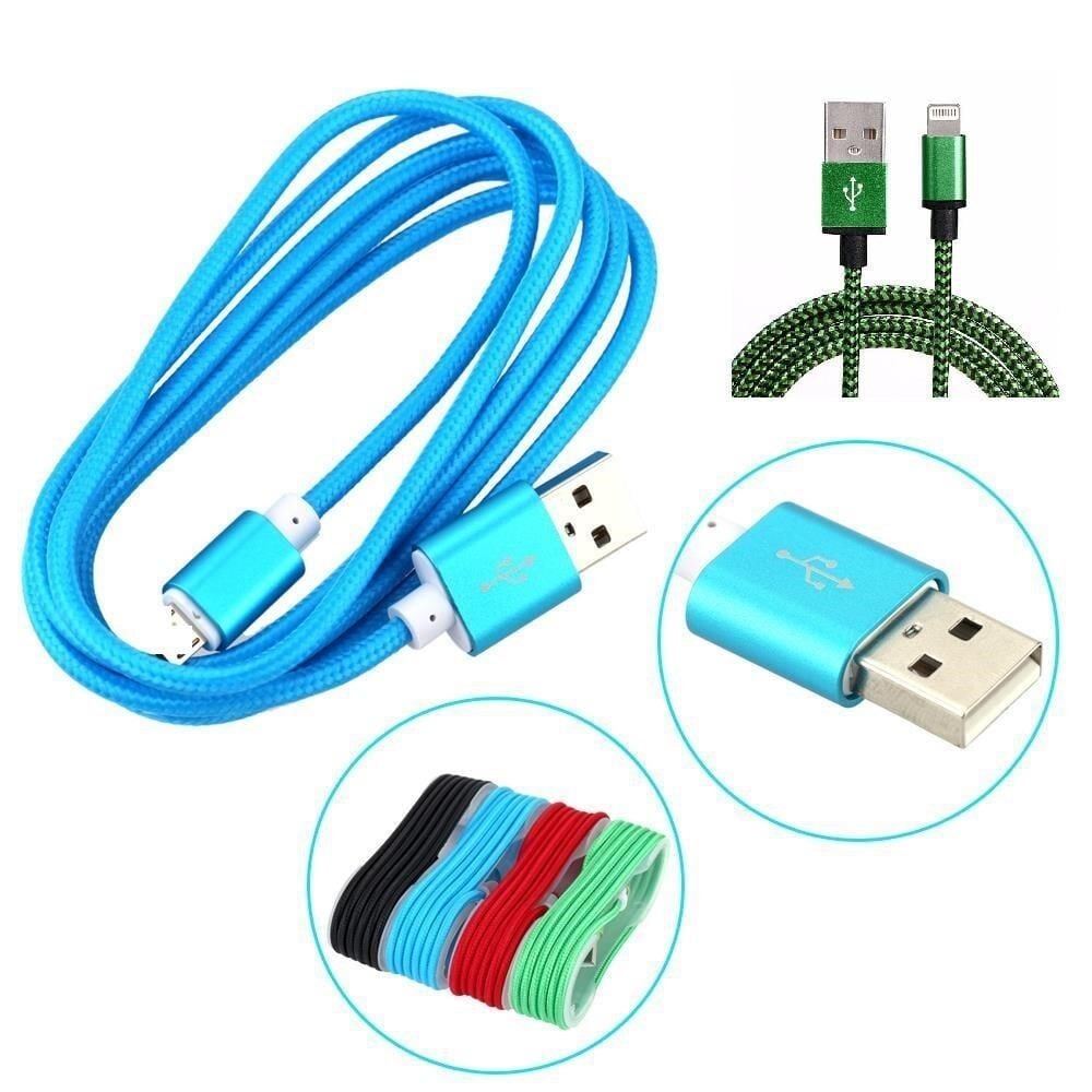 1,5 Metrelik Örgü Şeklinde Apple Iphone Ipad Data Şarj Kablosu -  1 Adet Stokta Olan Renk Gönderilir