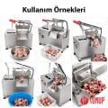Sunup SN-30982 Otomatik Kemik ve Et Kesme Makinesi Gıda Sınıfı Paslanmaz Çelik Endüstriyel Giyotin Dilimleyici
