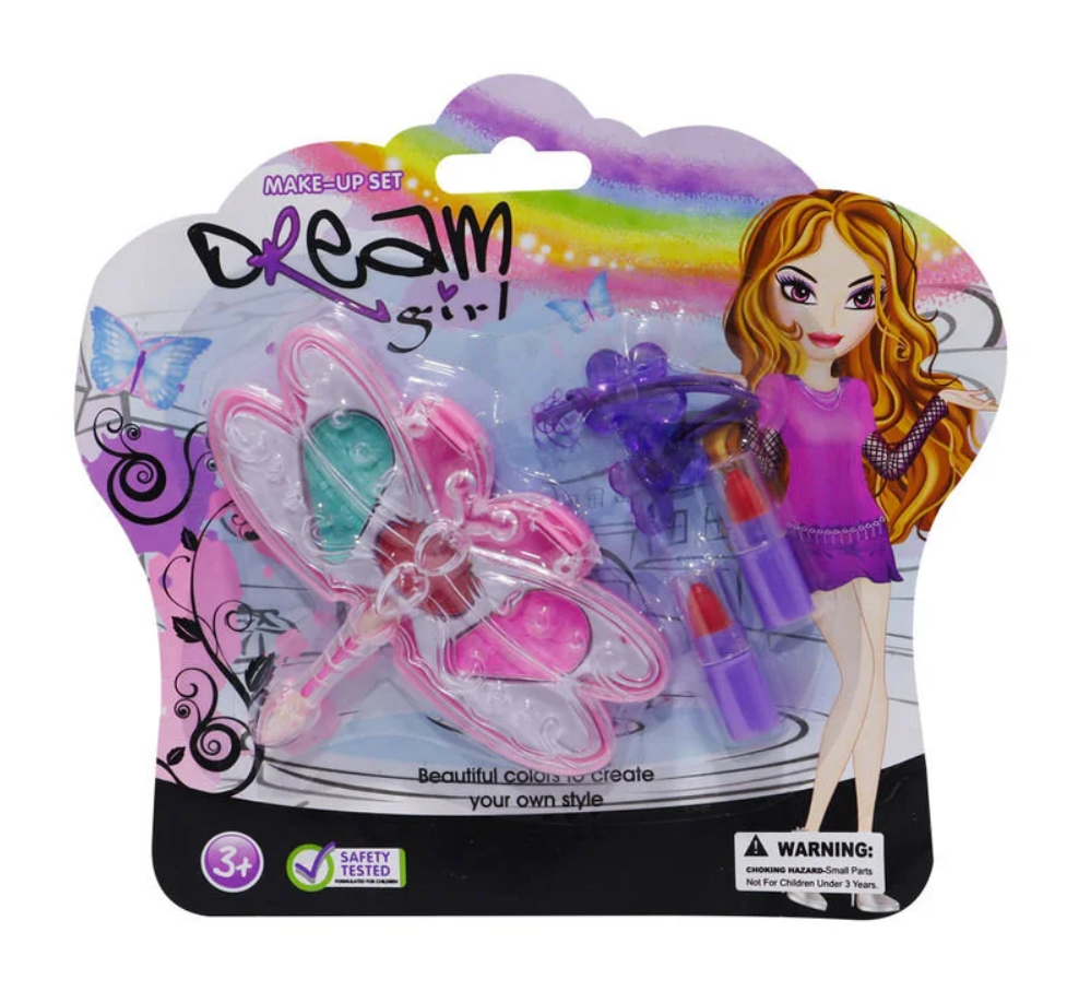 Toka ve Rujlu Yusufçuk Kutulu  Makyaj Seti