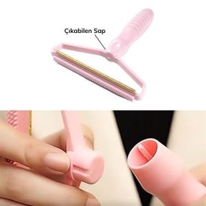 Çift Taraflı Elbise Kazak Plastik Kumaş Tüy Alma ve Tiftik Temizleyici Toplayıcı Taşınabilir