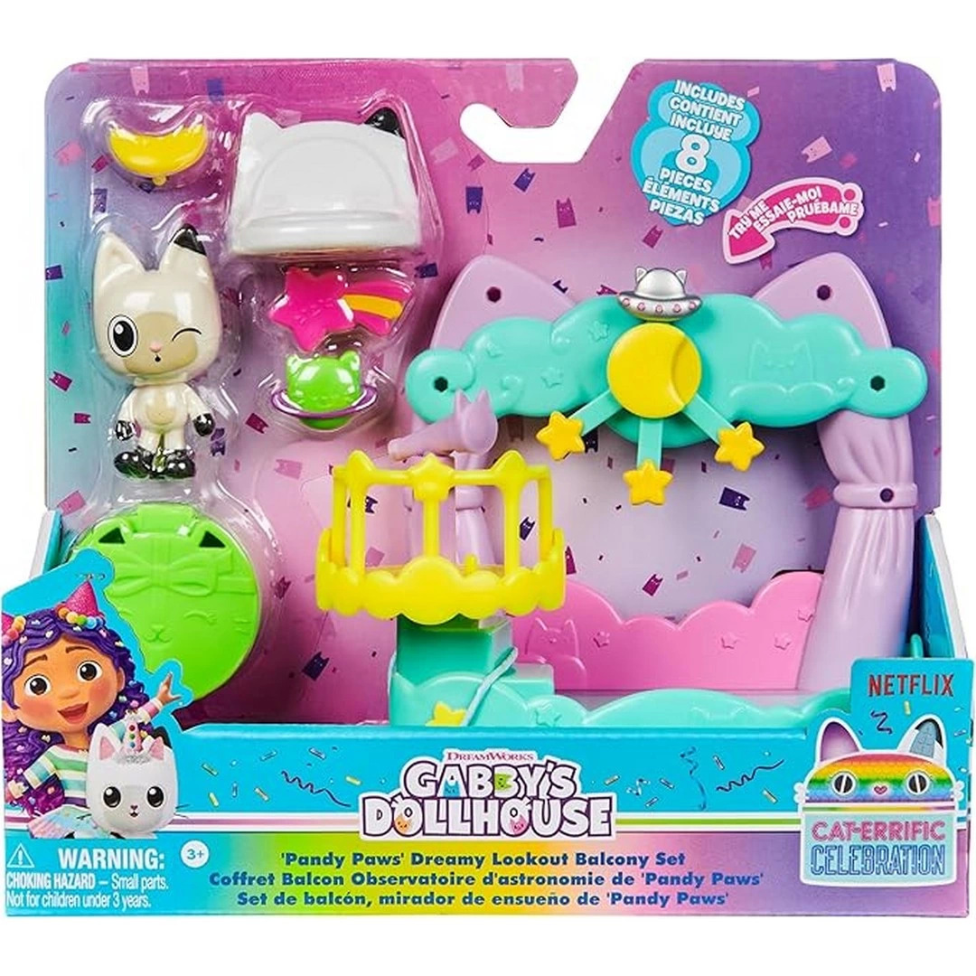 Gabby's Dollhouse Balkon Takımı Figür Set - SPM-6069729