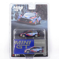 Mini GT 1/64 Hyundai i20 N Rally1 Hybrid 2024 Rallye Monte-Carlo Winner - Blister Paket
