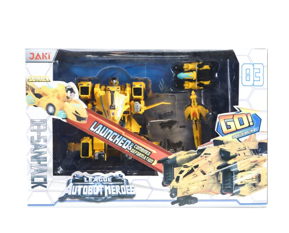 Uzay Gemisine Dönüşen Robot ve Fırlatıcı