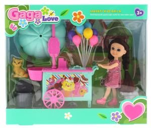 Gaga Love Hayvanlarıyla Motor Gezisi kutulu Pembe motor