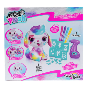 Airbrush Plush Boyanıp Yıkanabilen Peluş Köpek